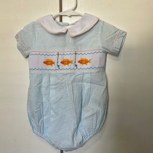 24m Boys Smocked Bubble